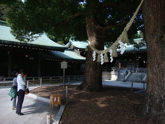 Racó sintoista del jardí Dempo-in a Asakusa