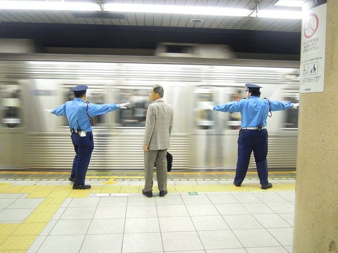 Passadís del metro de Tòquio durant el nostre trajecte cap a Asakusa