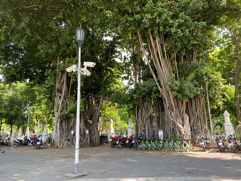 Passeig pel Parc Phaya Thai durant l’últim dia a Bangkok